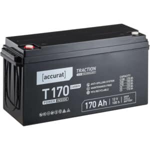 Accurat Traction T170 Carbon AGM Bleiakku 170Ah