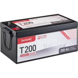 Accurat Traction T200 LFP 24V LiFePO4 Lithium Versorgungsbatterie 200 Ah