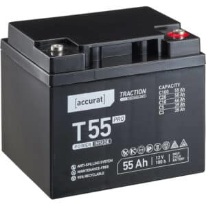 Accurat Traction T55 Pro 12V AGM Bleiakku 55Ah