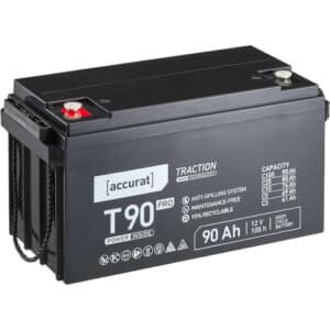 Accurat Traction T90 Pro AGM 12V Versorgungsbatterie 90 Ah Bleiakku