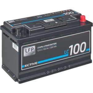 ECTIVE LC 100 12V LiFePO4 Lithium Versorgungsbatterie 100 Ah