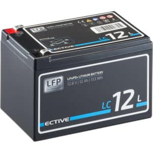 ECTIVE LC 12L 12V LiFePO4 Lithium Versorgungsbatterie 12Ah