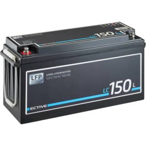 ECTIVE LC 150L 12V LiFePO4 Lithium Versorgungsbatterie 150 Ah