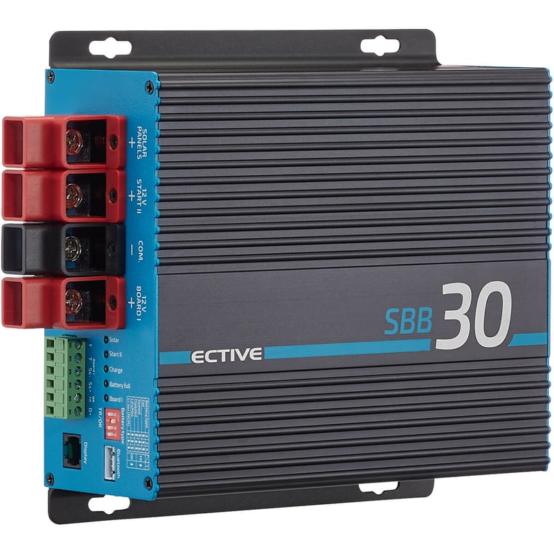 ECTIVE SBB 30 12V auf 12V Solar-Ladebooster mit integriertem Solarladeregler 30A