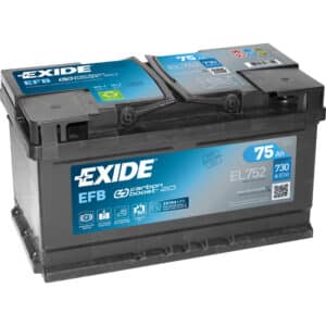 Exide EL752 12V EFB Autobatterie 75Ah