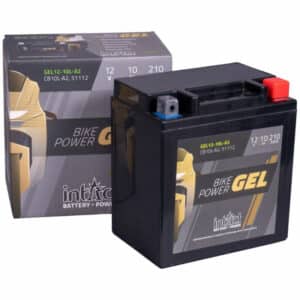 Intact Bike-Power GEL Motorradbatterie GEL12-10L-A2 10Ah CB10L-A2