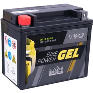 Intact Bike-Power GEL Motorradbatterie GEL12-12-BS 10Ah (DIN 51012) YTX12-BS