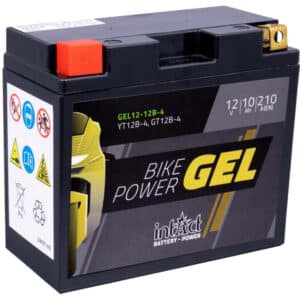 Intact Bike-Power GEL Motorradbatterie GEL12-12B-4 10Ah (DIN 51015) YT12B-BS