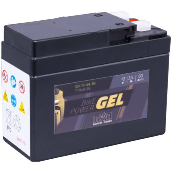 Intact Bike-Power GEL Motorradbatterie GEL12-4A-BS 2