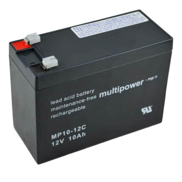 multipower MP10-12C 12V 10Ah Bleiakku Zyklentyp