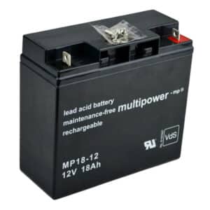 multipower MP18-12 12V 18Ah Bleiakku mit VdS-Zertifizierung