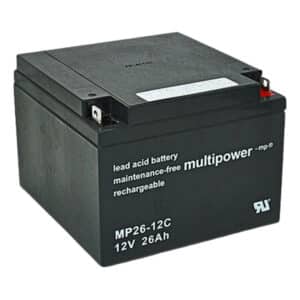 multipower MP26-12C 12V 26Ah Bleiakku Zyklentyp