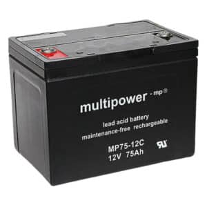 multipower MP75-12C 75Ah Bleiakku Zyklentyp
