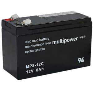 multipower MP8-12C 12V 8Ah Bleiakku Zyklentyp