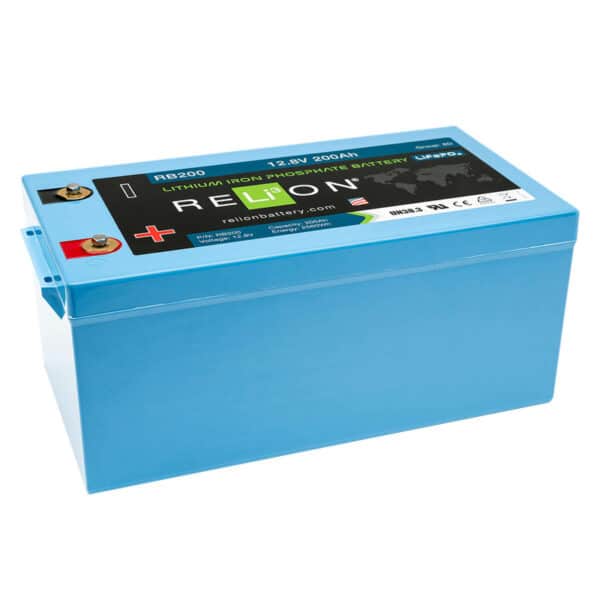 RELiON RB200 LiFePO4 Lithium 12V Versorgungsbatterie 200Ah