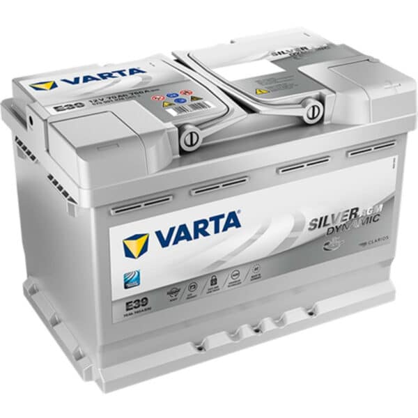VARTA E39 Silver Dynamic AGM 570 901 076 Autobatterie 70Ah