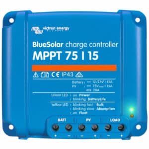 Victron BlueSolar MPPT 75/15 Solarladeregler 12V/24V 15A
