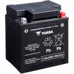 YUASA AGM YIX30L-PW 30Ah Motorradbatterie YIX30L-BS-PW geschlossen