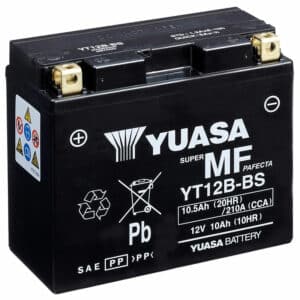 YUASA AGM YT12B 10Ah Motorradbatterie YT12B-BS geschlossen