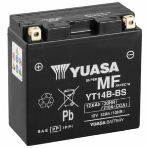 YUASA AGM YT14B 12Ah Motorradbatterie YT14B-BS geschlossen