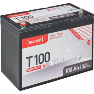 Accurat Traction T100 LFP BT 12V LiFePO4 Lithium Versorgungsbatterie 100Ah