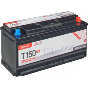 Accurat Traction T150 LFP DIN BT 12V LiFePO4 Lithium Versorgungsbatterie 150Ah