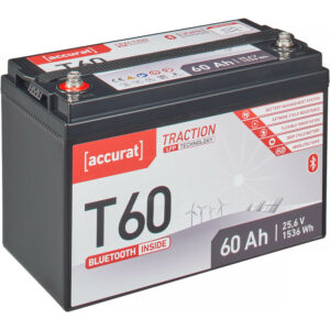 Accurat Traction T60 LFP BT 24V LiFePO4 Lithium Versorgungsbatterie 60Ah