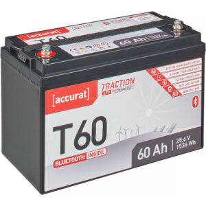 Accurat Traction T60 LFP BT 24V LiFePO4 Lithium Versorgungsbatterie 60Ah