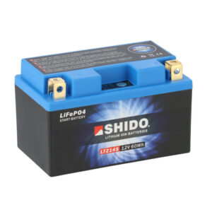 SHIDO LTZ14S Lithium Motorradbatterie 5Ah 12V