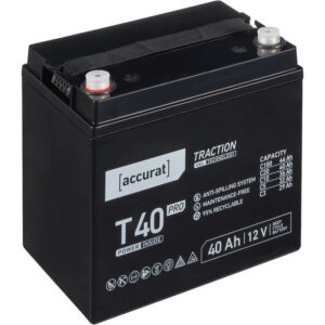 Accurat Traction T40 Pro GEL Versorgungsbatterie 12V 40Ah