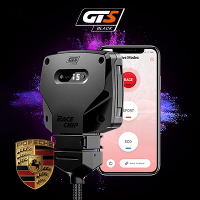 Chiptuning Porsche Cayenne (9ya) 2.9 S | +75 PS Leistung | RaceChip GTS Black + App